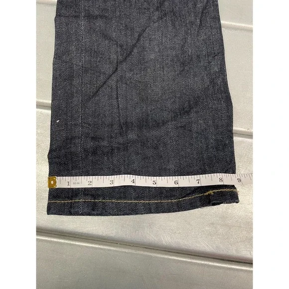 Levis 514 Straight Leg Jeans Mens 33x30 Blue Dark Wash Denim 100% Cotton - Picture 10 of 16